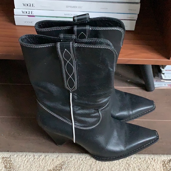 (SOLD)ZARA Srpls Cowboy Boots - Picture 6 of 8